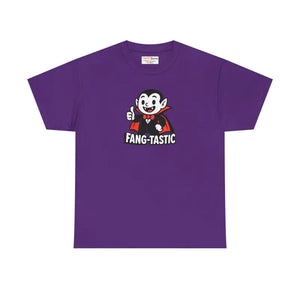 Fangtastic Halloween Tee Unisex Cotton Party Shirt - Dipaliz - Purple / s - T-shirts