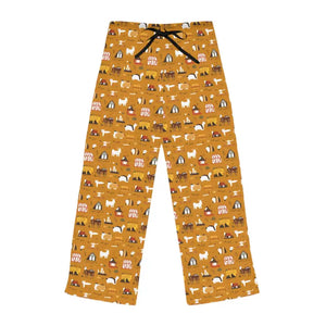 Farm Animals Pajama Pants Polyester Jersey Knit Cozy Comfort Dipaliz