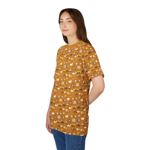 Farm Animals Polyester Tee - Soft All Over Print - Dipaliz - T-shirts