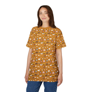 Farm Animals Polyester Tee - Soft All Over Print - Dipaliz - T-shirts
