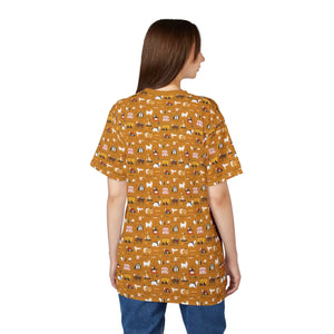 Farm Animals Polyester Tee - Soft All Over Print - Dipaliz - T-shirts