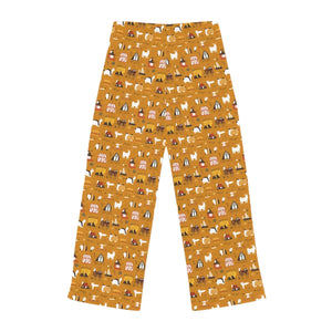 Cozy Farm Animal Pajama Pants - Polyester Jersey Knit - Dipaliz - Pajamas