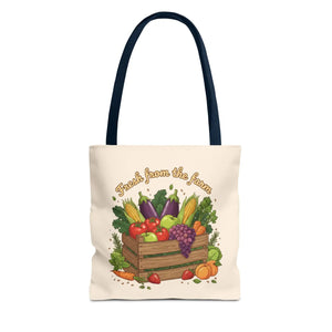 Vibrant Produce Tote Bag - Farm Fresh Canvas Shopper - Dipaliz - Bags