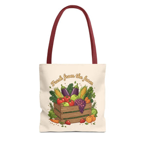 Vibrant Produce Tote Bag - Farm Fresh Canvas Shopper - Dipaliz - Bags