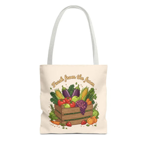 Vibrant Produce Tote Bag - Farm Fresh Canvas Shopper - Dipaliz - Bags