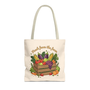 Vibrant Produce Tote Bag - Farm Fresh Canvas Shopper - Dipaliz - Bags