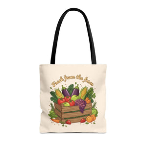 Vibrant Produce Tote Bag - Farm Fresh Canvas Shopper - Dipaliz - Bags