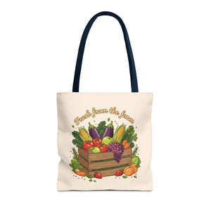 Vibrant Produce Tote Bag - Farm Fresh Canvas Shopper - Dipaliz - Bags