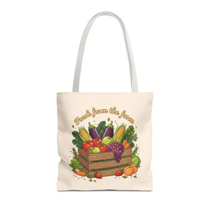 Vibrant Produce Tote Bag - Farm Fresh Canvas Shopper - Dipaliz - Bags