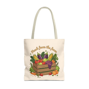 Vibrant Produce Tote Bag - Farm Fresh Canvas Shopper - Dipaliz - Bags