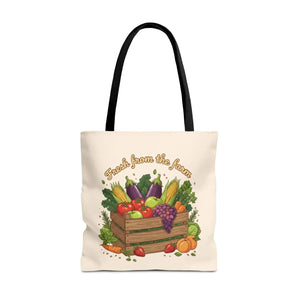 Vibrant Produce Tote Bag - Farm Fresh Canvas Shopper - Dipaliz - Bags