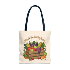 Vibrant Produce Tote Bag - Farm Fresh Canvas Shopper - Dipaliz - Bags