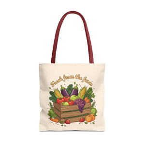 Vibrant Produce Tote Bag - Farm Fresh Canvas Shopper - Dipaliz - Bags