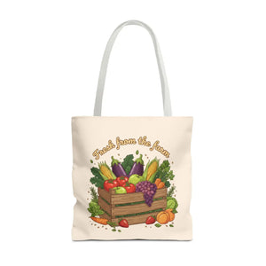 Vibrant Produce Tote Bag - Farm Fresh Canvas Shopper - Dipaliz - Bags