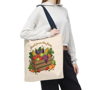 Vibrant Produce Tote Bag - Farm Fresh Canvas Shopper - Dipaliz - Bags