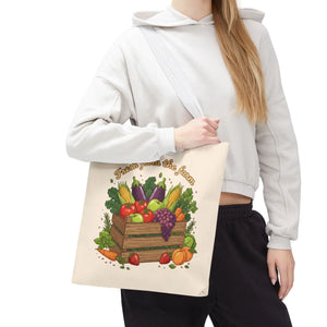 Vibrant Produce Tote Bag - Farm Fresh Canvas Shopper - Dipaliz - Bags