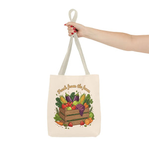 Vibrant Produce Tote Bag - Farm Fresh Canvas Shopper - Dipaliz - Bags