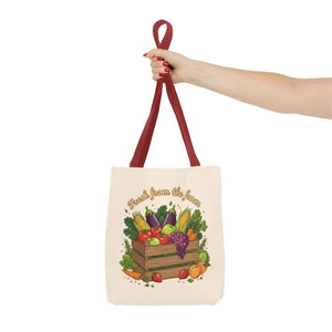 Vibrant Produce Tote Bag - Farm Fresh Canvas Shopper - Dipaliz - Bags