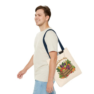 Vibrant Produce Tote Bag - Farm Fresh Canvas Shopper - Dipaliz - Bags