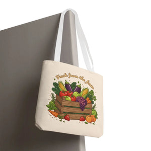 Vibrant Produce Tote Bag - Farm Fresh Canvas Shopper - Dipaliz - Bags