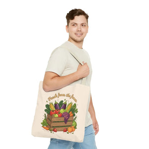 Vibrant Produce Tote Bag - Farm Fresh Canvas Shopper - Dipaliz - Bags