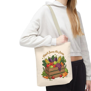 Vibrant Produce Tote Bag - Farm Fresh Canvas Shopper - Dipaliz - Bags