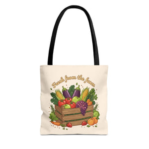 Vibrant Produce Tote Bag - Farm Fresh Canvas Shopper - Dipaliz - Bags