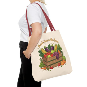 Vibrant Produce Tote Bag - Farm Fresh Canvas Shopper - Dipaliz - Bags
