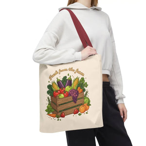 Vibrant Produce Tote Bag - Farm Fresh Canvas Shopper - Dipaliz - Bags