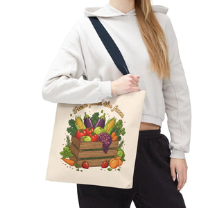 Vibrant Produce Tote Bag - Farm Fresh Canvas Shopper - Dipaliz - Bags
