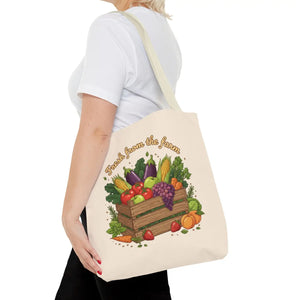 Vibrant Produce Tote Bag - Farm Fresh Canvas Shopper - Dipaliz - Bags