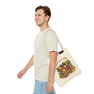 Vibrant Produce Tote Bag - Farm Fresh Canvas Shopper - Dipaliz - Bags