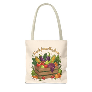 Vibrant Produce Tote Bag - Farm Fresh Canvas Shopper - Dipaliz - Bags