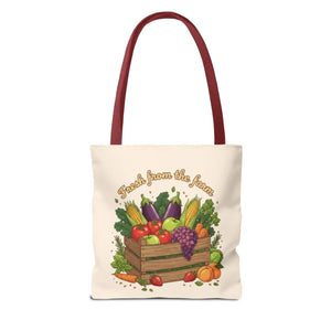 Vibrant Produce Tote Bag - Farm Fresh Canvas Shopper - Dipaliz - Bags