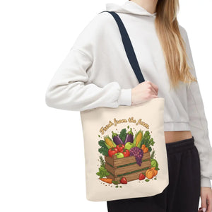 Vibrant Produce Tote Bag - Farm Fresh Canvas Shopper - Dipaliz - Bags