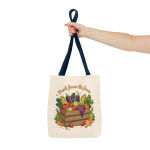Vibrant Produce Tote Bag - Farm Fresh Canvas Shopper - Dipaliz - Bags