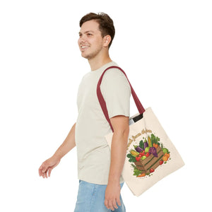 Vibrant Produce Tote Bag - Farm Fresh Canvas Shopper - Dipaliz - Bags