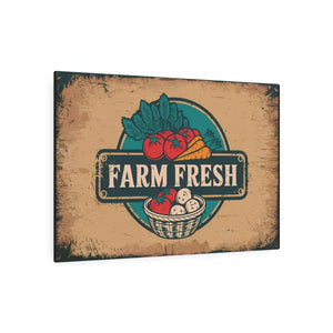Farm Fresh Metal Art Sign - Vintage Style Decor - Dipaliz - Novelty Signs
