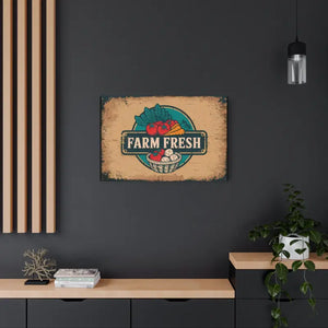 Farm Fresh Metal Art Sign - Vintage Style Decor - Dipaliz - Novelty Signs