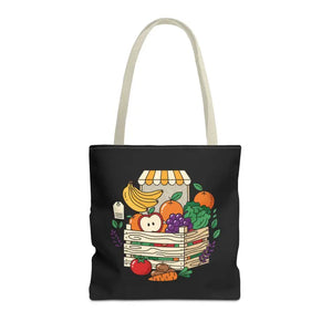 Farmers Market Tote Bag - Fresh Fruit Crate Design - Dipaliz - 16’’ × / Beige - Bags