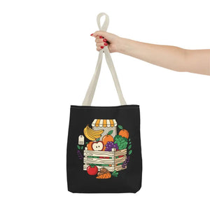 Farmers Market Tote Bag - Fresh Fruit Crate Design - Dipaliz - Bags