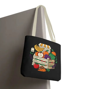 Farmers Market Tote Bag - Fresh Fruit Crate Design - Dipaliz - Bags