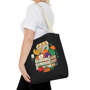 Farmers Market Tote Bag - Fresh Fruit Crate Design - Dipaliz - Bags