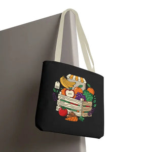 Farmers Market Tote Bag - Fresh Fruit Crate Design - Dipaliz - Bags