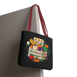Farmers Market Tote Bag - Fresh Fruit Crate Design - Dipaliz - Bags
