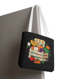 Farmers Market Tote Bag - Fresh Fruit Crate Design - Dipaliz - Bags