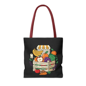 Farmers Market Tote Bag - Fresh Fruit Crate Design - Dipaliz - Bags