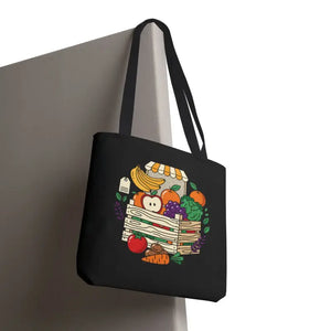 Farmers Market Tote Bag - Fresh Fruit Crate Design - Dipaliz - Bags