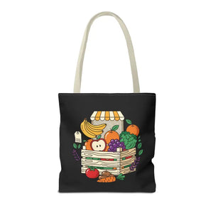 Farmers Market Tote Bag - Fresh Fruit Crate Design - Dipaliz - Bags