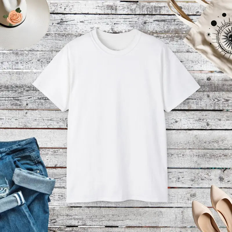 Farm Girl Unisex Ultra Cotton Tee for City & Country Vibes - White / s T-shirt